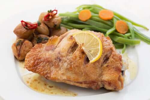 Frango com limão