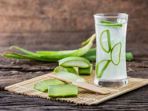 Suco de aloe vera