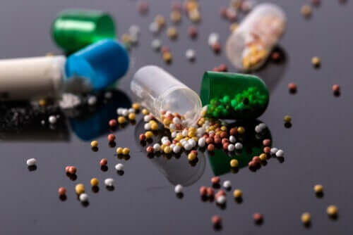Cápsulas e medicamentos 