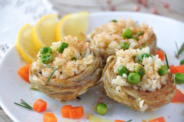 Como preparar alcachofra recheada com arroz