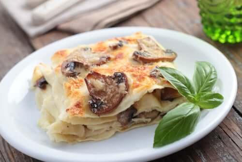 Lasanha com vegetais