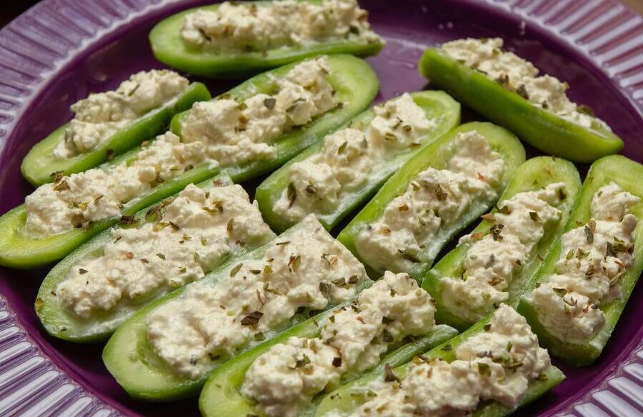Pepino recheado