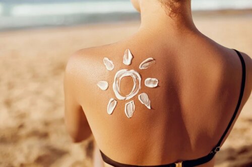 Protetor solar na praia
