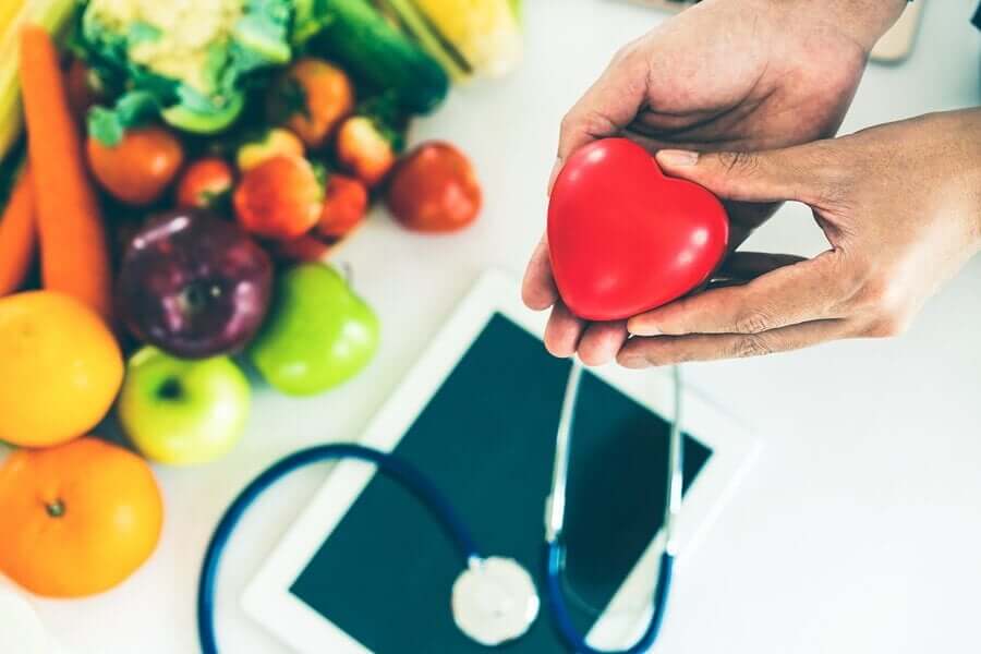 A alimentação saudável ajuda a saúde do coração