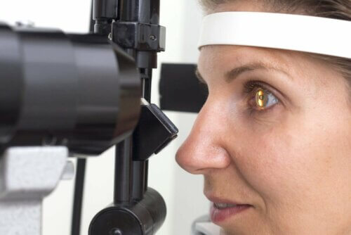 Exame no oftalmologista