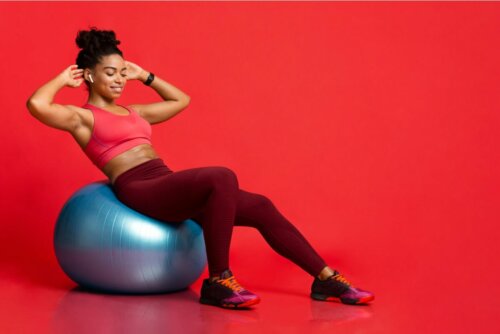 Abdominal na bola