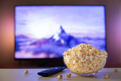 Filme com pipoca