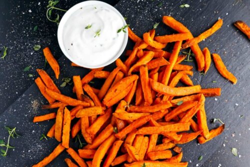 Batata-doce frita