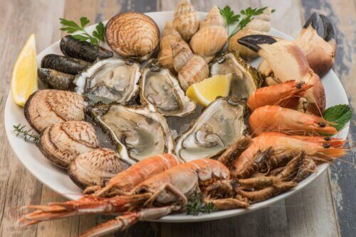 Prato de mariscos