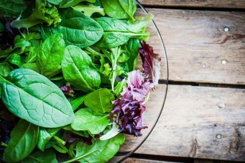 Salada de folhas