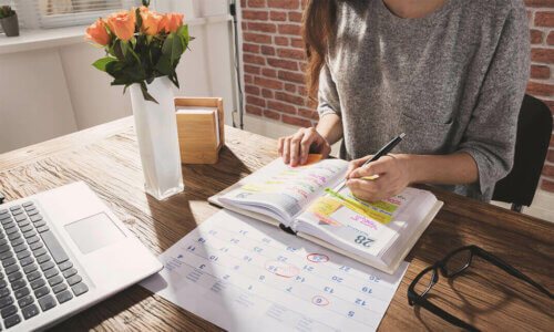 Como organizar a agenda?