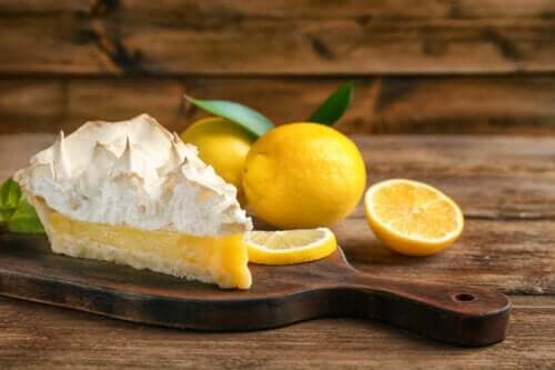 Torta de limão saudável