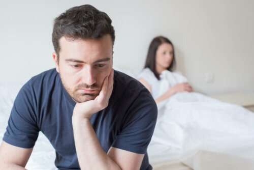 Casal com problemas na cama
