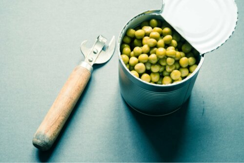 Feijão verde enlatado