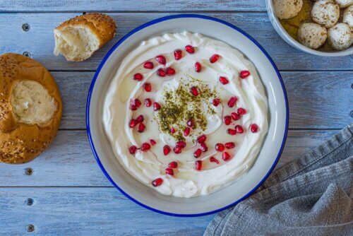Prato de labneh