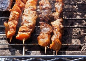 Receita de espetos de frango