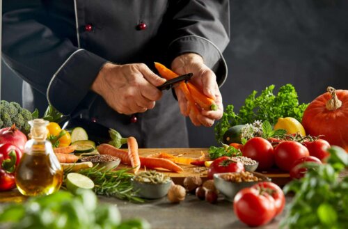 Picar vegetais