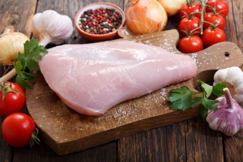 Peixe com legumes