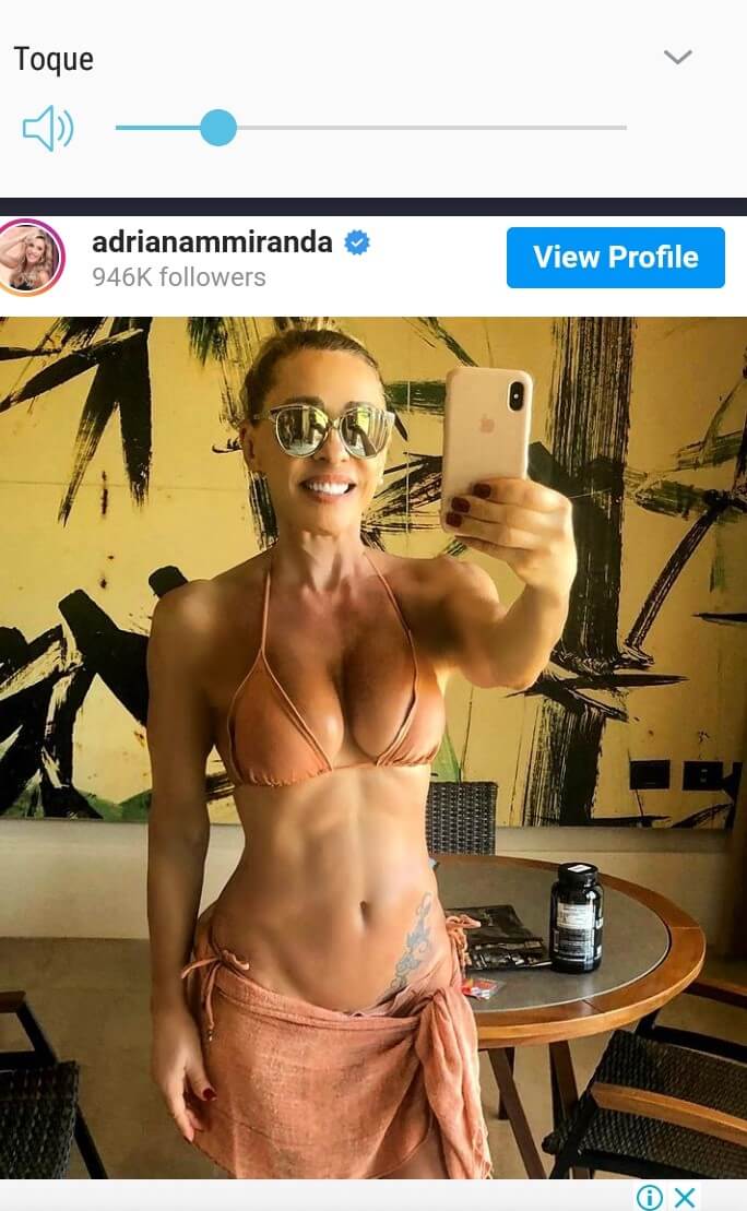 Adriana Miranda, musa fitness aos 62 anos