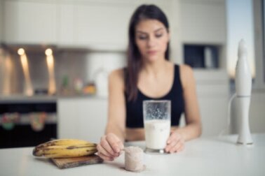 Shakes de proteína para aumentar a massa muscular