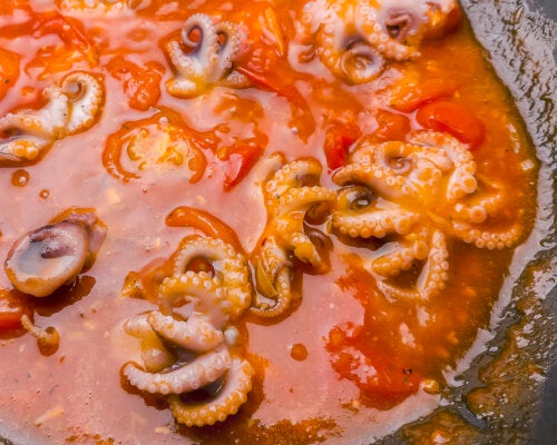 Como fazer um polvo ao molho picante?