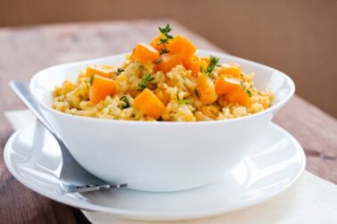 Receita de risoto de abóbora