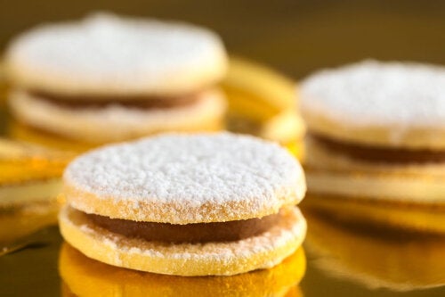 Receita de alfajor com doce de leite