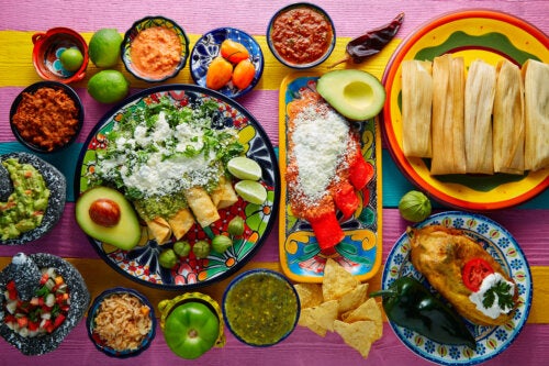 Ingredientes básicos da dieta mexicana