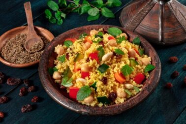 Como preparar um cuscuz vegetariano?