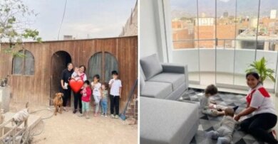 Jogador de futebol deu um apartamento para sua babá que morava em uma casa de madeira