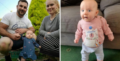 Lula, a bebê que se levanta e fica em pé sozinha com apenas 2 meses!