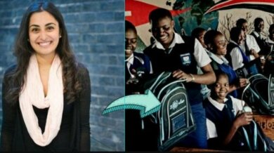 Jovem cria mochilas solares para crianças que não têm eletricidade