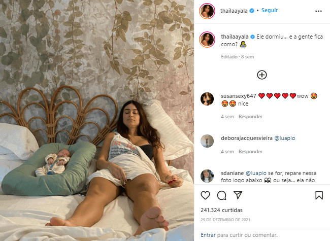 Thaila Ayala no Instagram.
