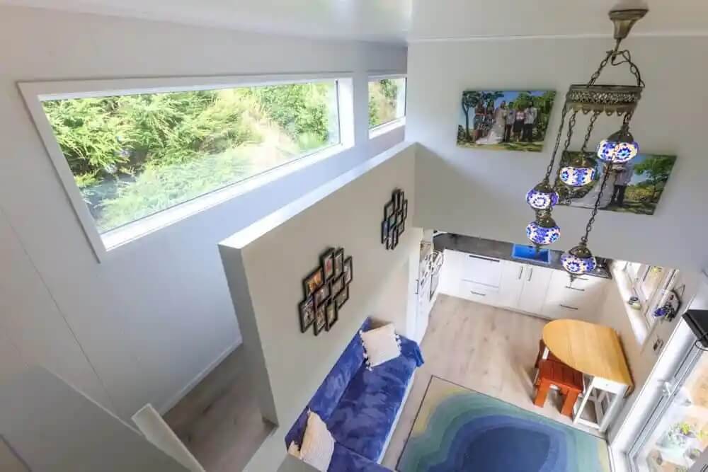 Quarto do casal que decidiu construir a própria casa