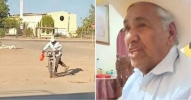 Avô de 80 anos leva almoço para sua neta todos os dias