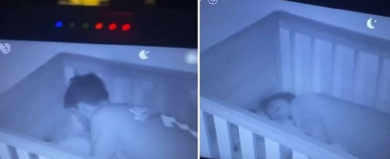 Pais descobrem que um desconhecido assustava seu bebê através da babá eletrônica