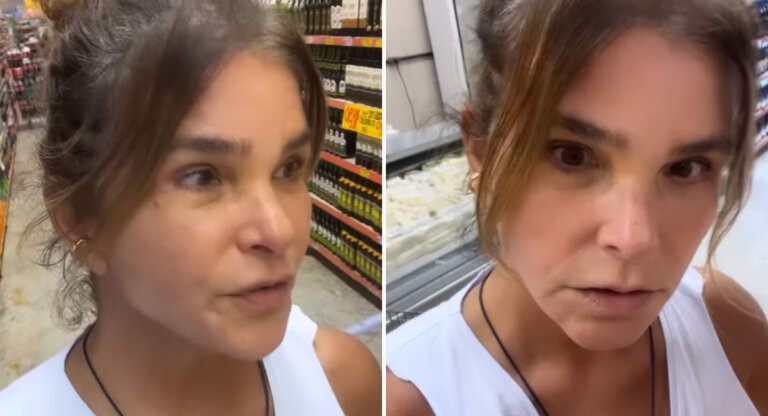 Cristiana Oliveira vai às compras e se assusta com os preços altos