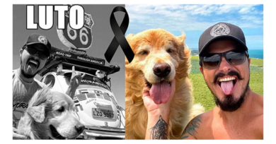 Influenciador que viajava de fusca pela América com seu cachorro morre em acidente