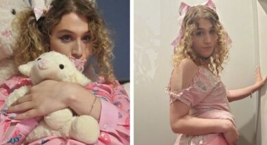 Mulher de 28 anos escolheu viver como um bebê