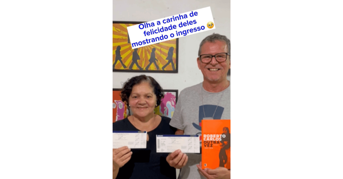 ingressos show Roberto Carlos