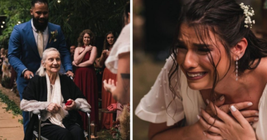 Avó com Alzheimer aparece de surpresa em casamento da neta levando alianças