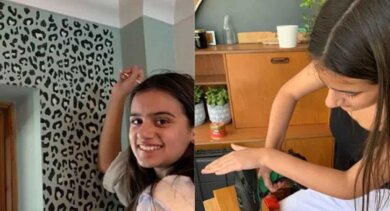 Menina de 12 anos reforma casa da família em uma semana