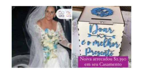 Casamento solidário: Noiva pede doações a pessoas com câncer como presente de casamento