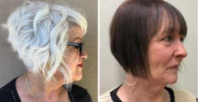 17 cortes de cabelo modernos para senhoras de 70 anos