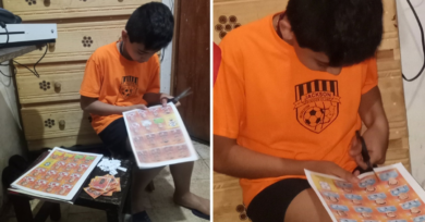 Pai sem dinheiro imprimiu as figurinhas do álbum da Copa para o filho: “Ele está feliz!”