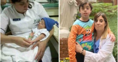 Enfermeira adotou bebê que foi rejeitado por ter Síndrome de Down