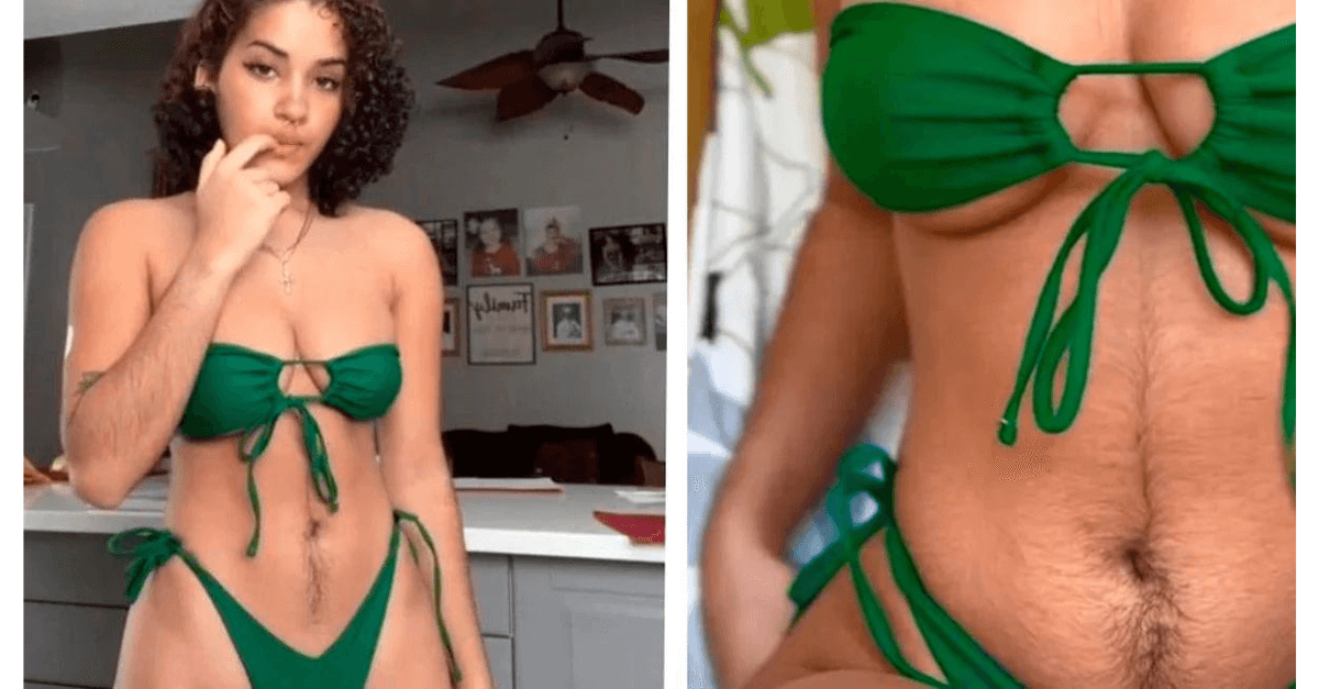 Mulher aceita os pelos do seu corpo e se mostra natural e sem pudor: “Não se envergonhe do seu templo”
