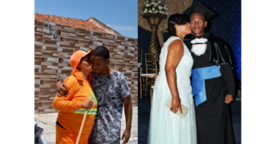 Filho de gari se forma na faculdade e dedica conquista à mãe: “nunca me deixou faltar um lápis”