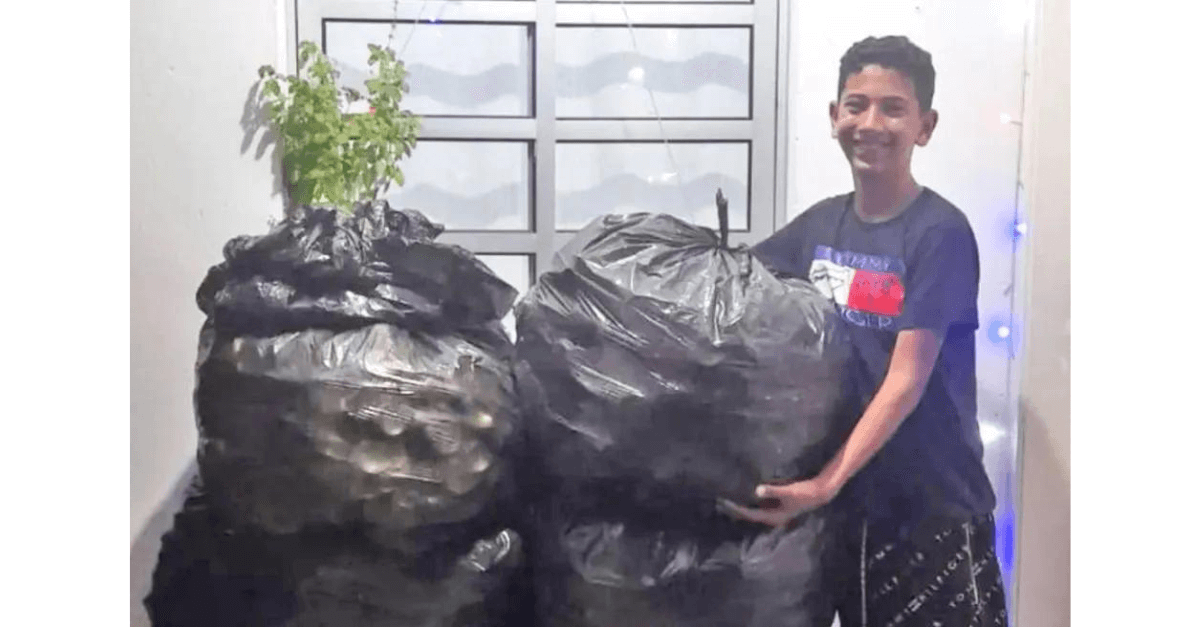 Menino Junta Oito Sacos De Latinhas Para Conseguir Comprar A Bicicleta Dos Sonhos 3 2025 word2