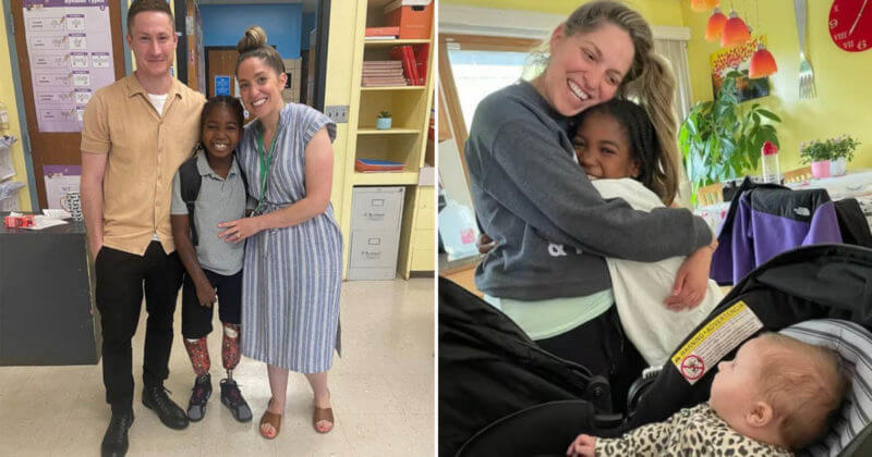 Professora adotou um aluno que morava em orfanato